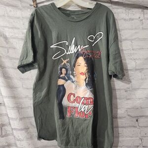 Selena Graphic Tee - Olive